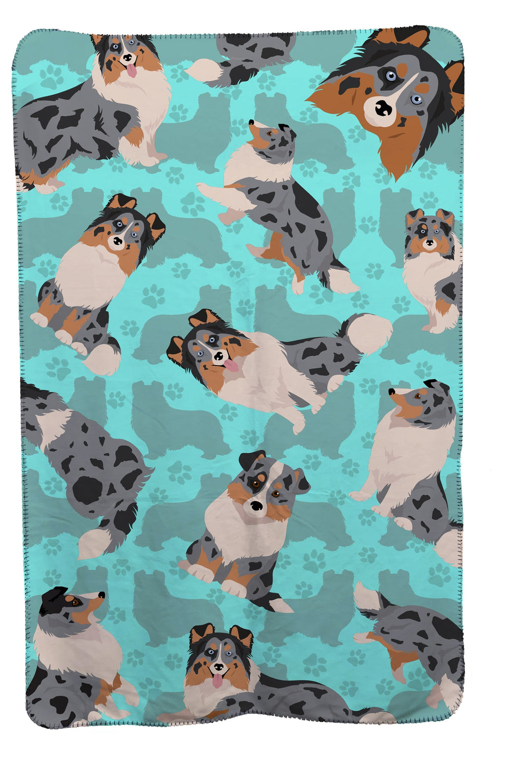 Blue Merle Sheltie Soft Travel Blanket with Bag Airplane Blanket, Indoor Outdoor Camping Blanket for Traveling, Picnics, Beach Trips, Concerts