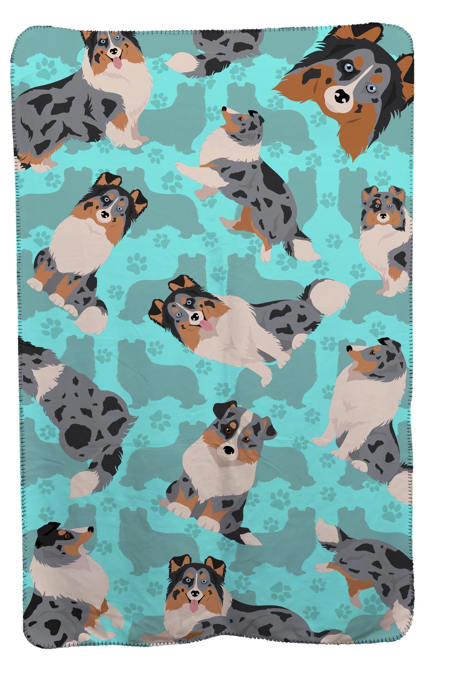 Blue Merle Sheltie Soft Travel Blanket with Bag Airplane Blanket, Indoor Outdoor Camping Blanket for Traveling, Picnics, Beach Trips, Concerts