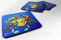 Crab Criss Crow Foam Coasters Set of 4 Cup Coasters for Indoor Outdoor, Tabletop Protection, Anti Slip, Mouse pad Material
