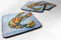 Crawfish Iced Crawfish Foam Coasters Set of 4 Cup Coasters for Indoor Outdoor, Tabletop Protection, Anti Slip, Mouse pad Material