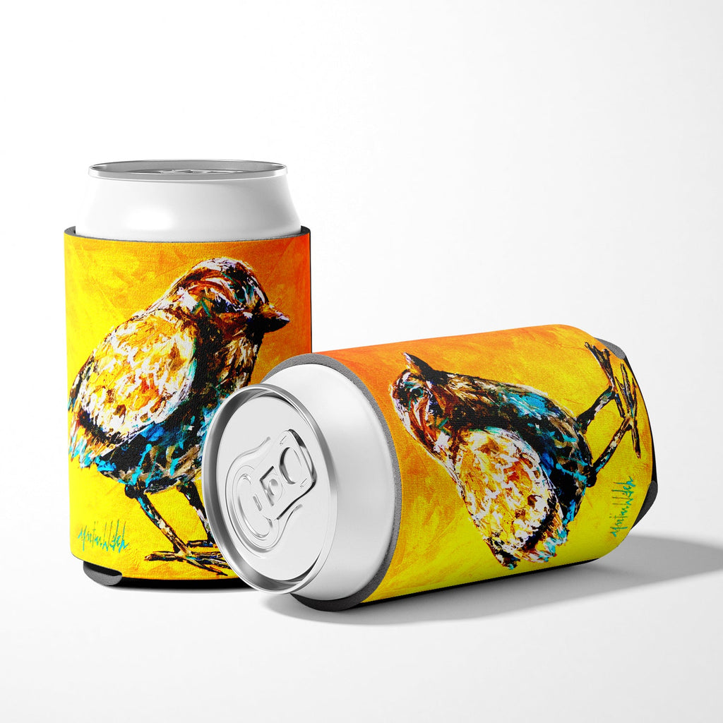 Bird Look At The Birdie Can or Bottle Hugger Cooler Sleeve for Standard 12 oz Cans, Insulated Foam Beer & Soda Can Hugger Reusable