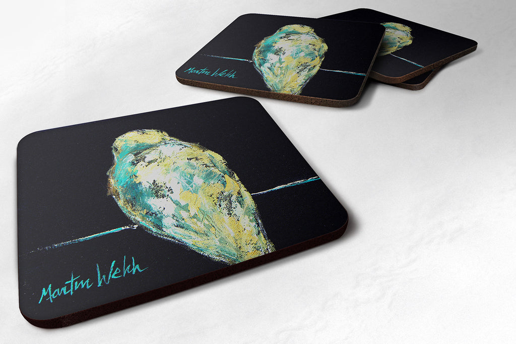 Bird Not My Problem Foam Coasters Set of 4 Cup Coasters for Indoor Outdoor, Tabletop Protection, Anti Slip, Mouse pad Material