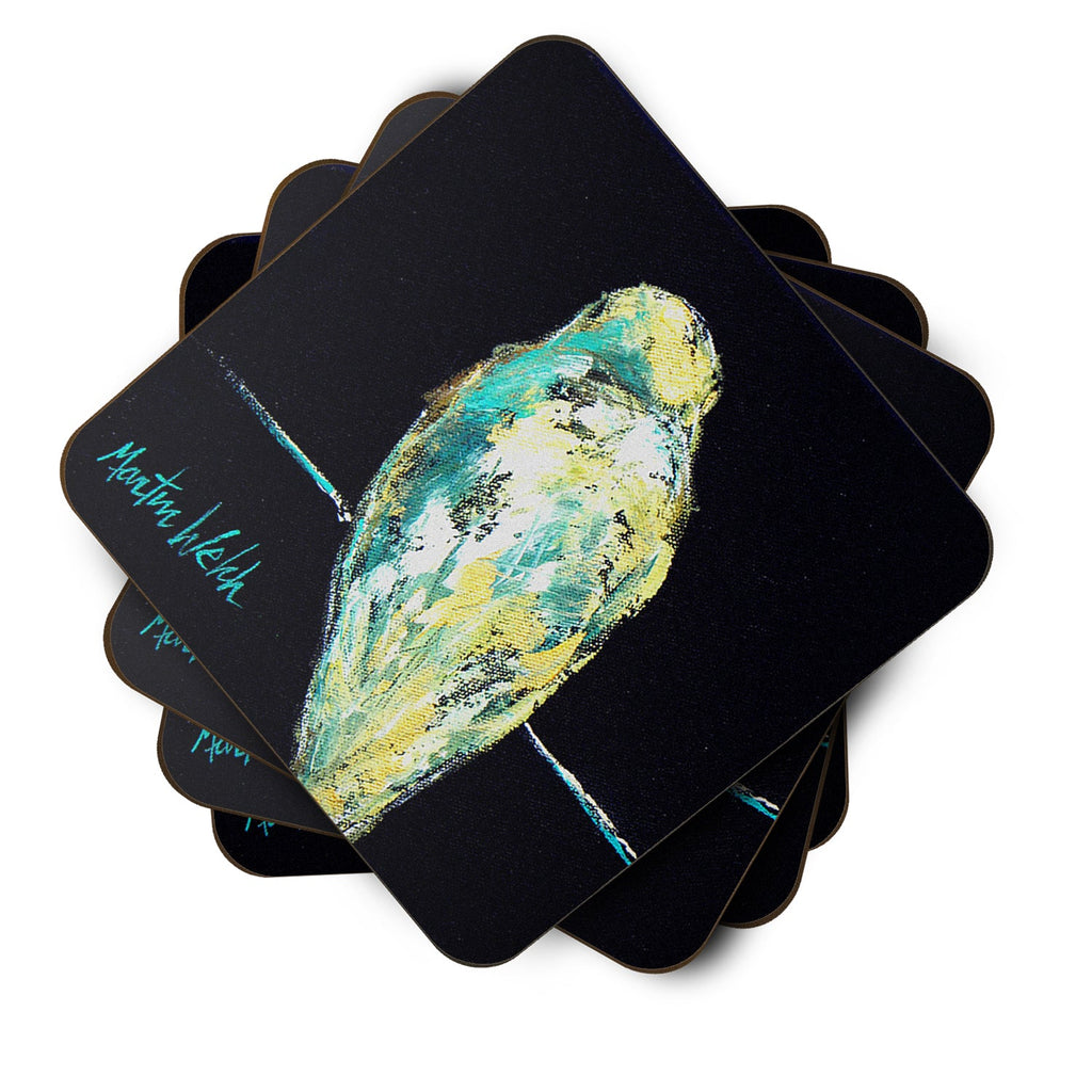 Bird Not My Problem Foam Coasters Set of 4 Cup Coasters for Indoor Outdoor, Tabletop Protection, Anti Slip, Mouse pad Material