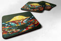Crab Pick Me Foam Coasters Set of 4 Cup Coasters for Indoor Outdoor, Tabletop Protection, Anti Slip, Mouse pad Material