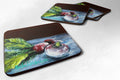 Vegetables - Turnips Turnips Foam Coasters Set of 4 Cup Coasters for Indoor Outdoor, Tabletop Protection, Anti Slip, Mouse pad Material