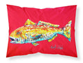 Fish - Red Fish Alphonzo Standard Pillowcase Lightweight Super Soft Easy Care Decorative Artwork Pillowcase, Standard