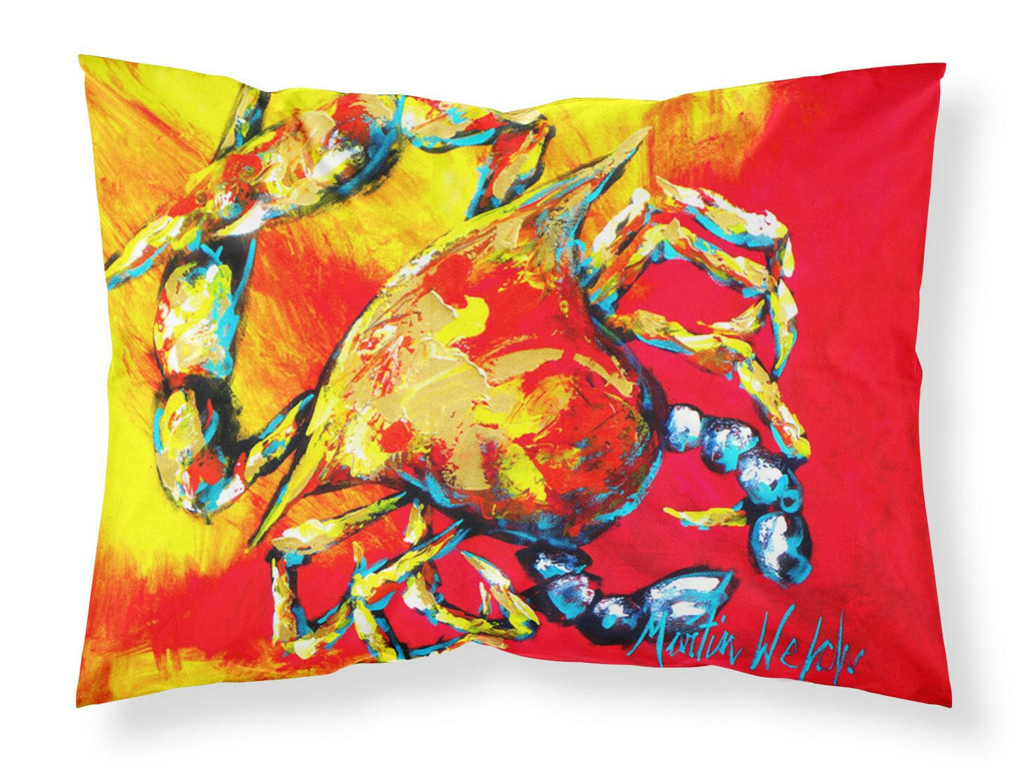 Crab Hot Dang Standard Pillowcase Lightweight Super Soft Easy Care Decorative Artwork Pillowcase, Standard
