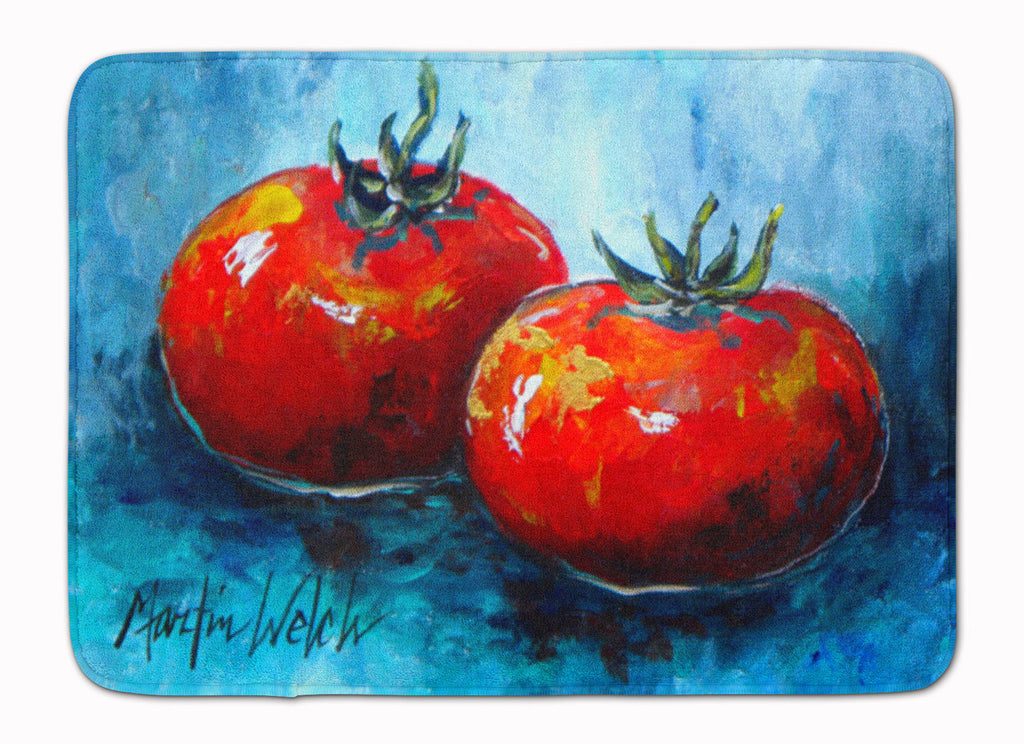 Vegetables - Tomatoes Red Toes Memory Foam Kitchen Mat Machine Washable Anti-Fatigue Cushion Comfort Bath or Kitchen Rug