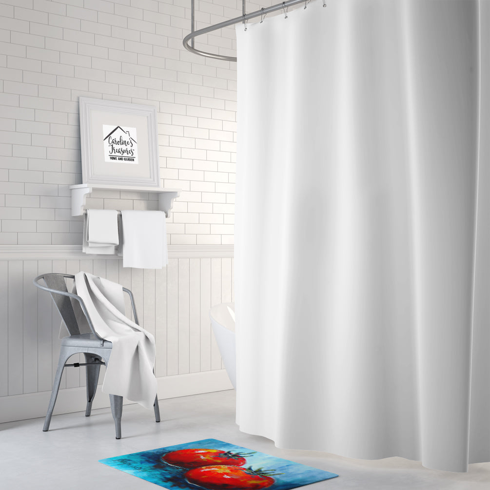Vegetables - Tomatoes Red Toes Memory Foam Kitchen Mat Machine Washable Anti-Fatigue Cushion Comfort Bath or Kitchen Rug