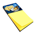 Oysters Two Crackers Watercolor Sticky Note Holder Refillable Dispenser Desk Accessory 3x3 Pad Gift