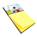 Must Be Monday Watercolor Sticky Note Holder Refillable Dispenser Desk Accessory 3x3 Pad Gift