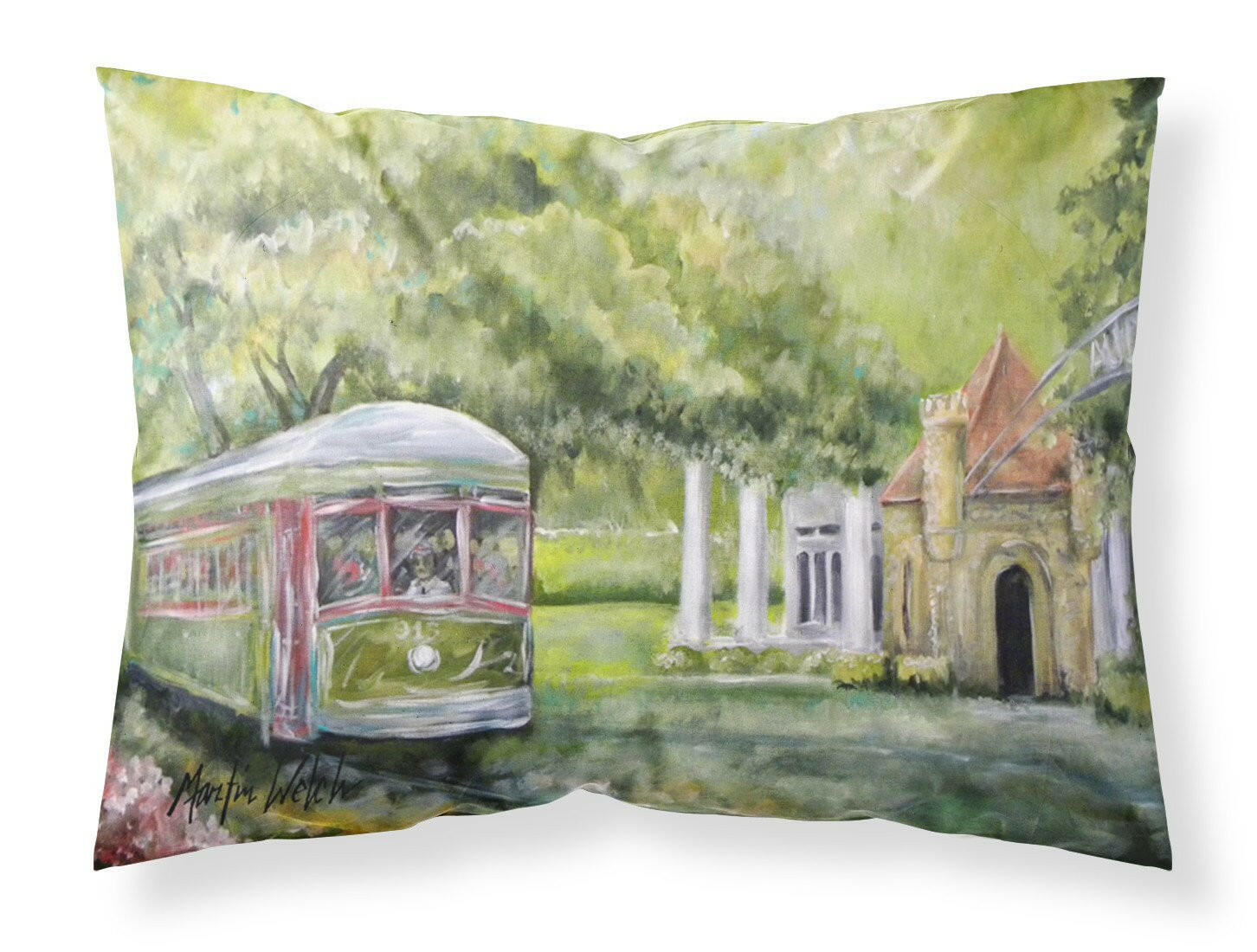 Streetcar Next Stop Audubon Park Standard Pillowcase Lightweight Super Soft Easy Care Decorative Artwork Pillowcase, Standard