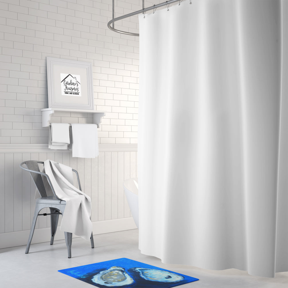 Oysters Seafood Four Memory Foam Kitchen Mat Machine Washable Anti-Fatigue Cushion Comfort Bath or Kitchen Rug