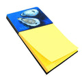 Oysters Seafood Four Watercolor Sticky Note Holder Refillable Dispenser Desk Accessory 3x3 Pad Gift