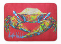Crab Seafood One Memory Foam Kitchen Mat Machine Washable Anti-Fatigue Cushion Comfort Bath or Kitchen Rug