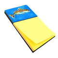 Fish - Red Fish Seafood Two Watercolor Sticky Note Holder Refillable Dispenser Desk Accessory 3x3 Pad Gift