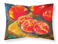Vegetables - Tomatoes Slice It Up Standard Pillowcase Lightweight Super Soft Easy Care Decorative Artwork Pillowcase, Standard