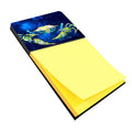 Crab Blue Watercolor Sticky Note Holder Refillable Dispenser Desk Accessory 3x3 Pad Gift