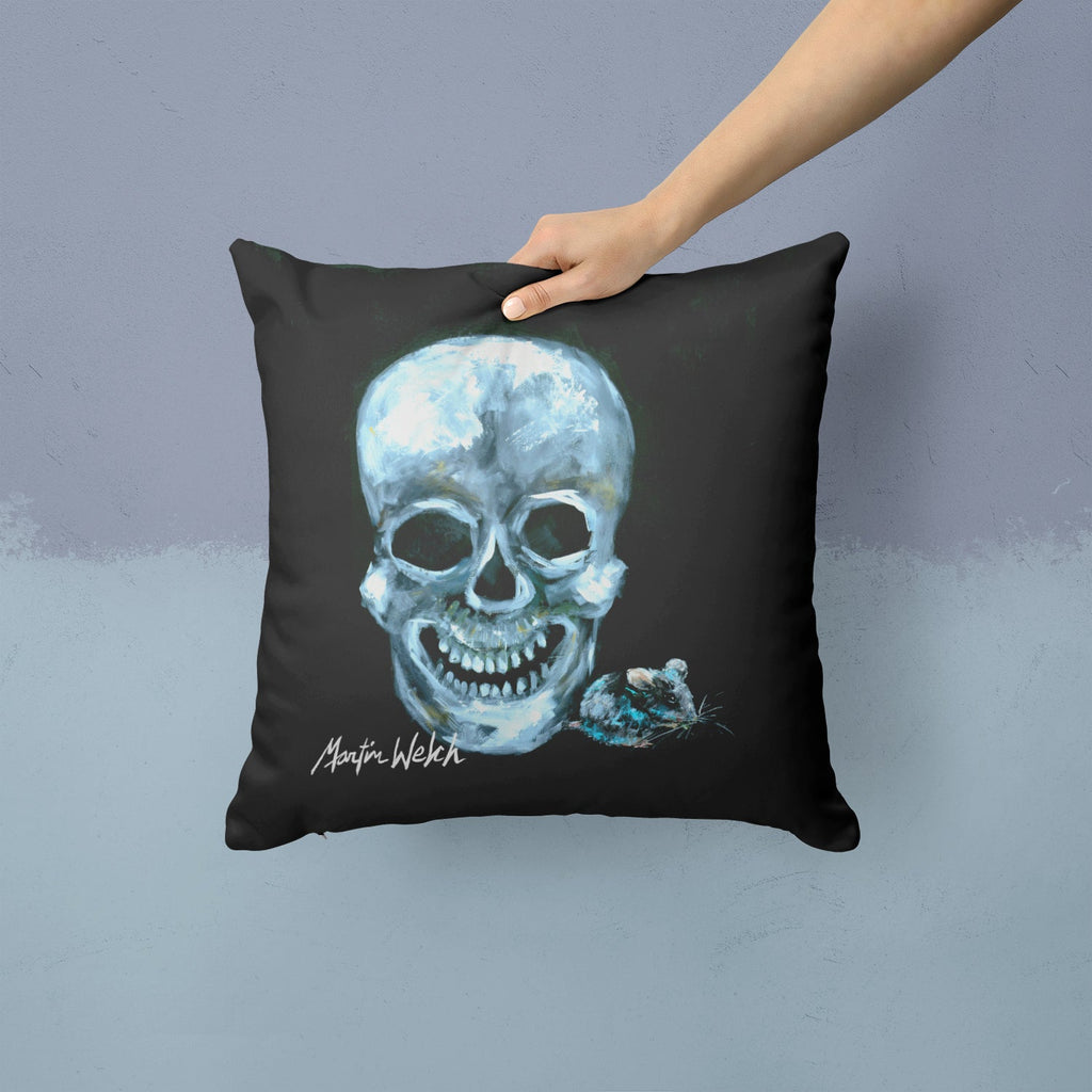 Ekk A Meece Decorative Throw Pillow 14x14 Indoor Outdoor Accent Cushion, Fabric Cover with Insert for Sofa, Bed, Porch & Living Room