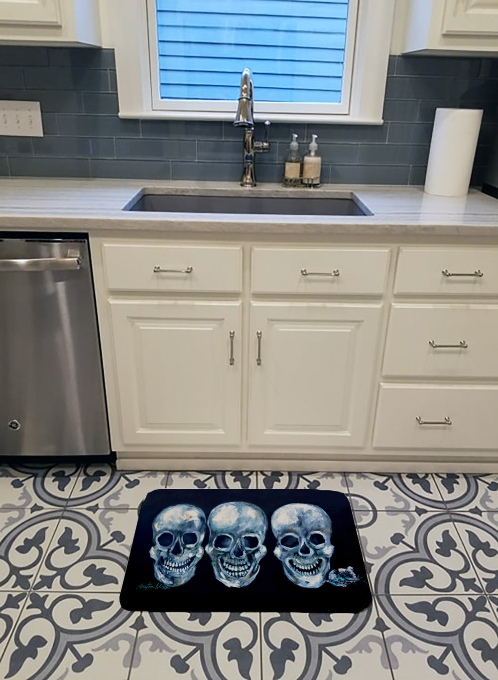 Ekk A Meece Memory Foam Kitchen Mat Machine Washable Anti-Fatigue Cushion Comfort Bath or Kitchen Rug