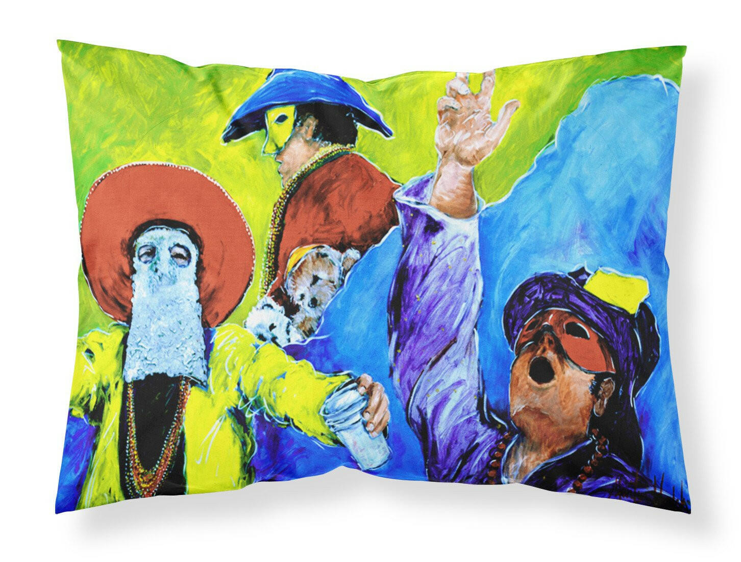 Mardi Gras Standard Pillowcase Lightweight Super Soft Easy Care Decorative Artwork Pillowcase, Standard