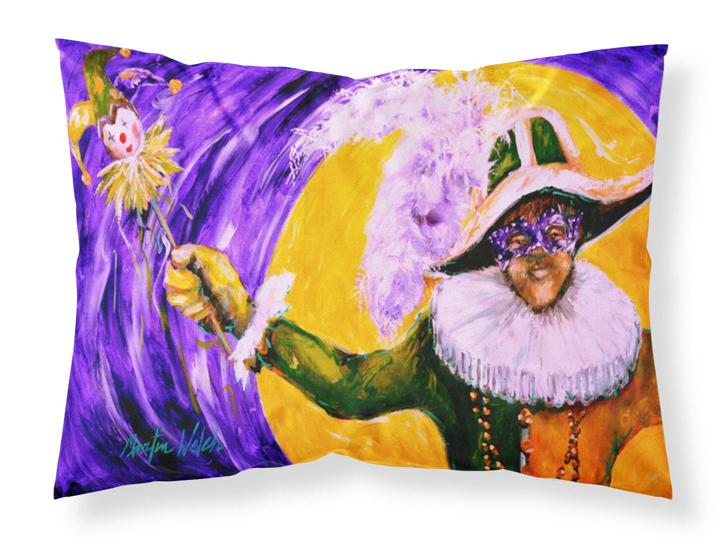 Mardi Gras Hey Mister Standard Pillowcase Lightweight Super Soft Easy Care Decorative Artwork Pillowcase, Standard