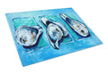 Oysters Oyster + Oyster = Oysters Cutting Board Tempered Glass Kitchen Cutting Surface, Heat Resistant Chopping, Non-Slip Feet, Food Prep & Serving