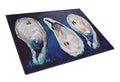 Oysters Give Me More Cutting Board Tempered Glass Kitchen Cutting Surface, Heat Resistant Chopping, Non-Slip Feet, Food Prep & Serving