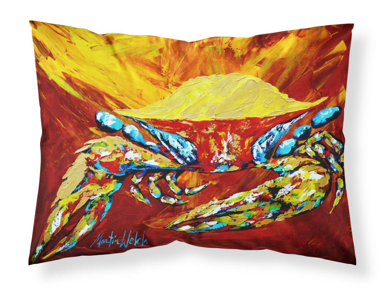 Crab Buster Brown Standard Pillowcase Lightweight Super Soft Easy Care Decorative Artwork Pillowcase, Standard