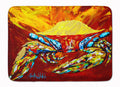 Crab Buster Brown Memory Foam Kitchen Mat Machine Washable Anti-Fatigue Cushion Comfort Bath or Kitchen Rug