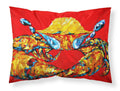 Crab Fat and Sassy Standard Pillowcase Lightweight Super Soft Easy Care Decorative Artwork Pillowcase, Standard