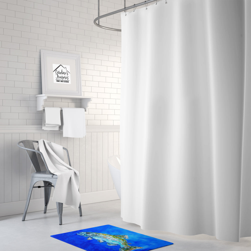 Fish Headed Downstream Memory Foam Kitchen Mat Machine Washable Anti-Fatigue Cushion Comfort Bath or Kitchen Rug