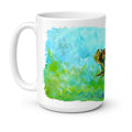 Horse Grazin Ceramic Coffee Mug 15 oz Decorative Large C Handle Mug Cup for Tea, Cocoa Hot Chocolate