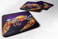 Crab The Right Stuff  Foam Coasters Set of 4 Cup Coasters for Indoor Outdoor, Tabletop Protection, Anti Slip, Mouse pad Material