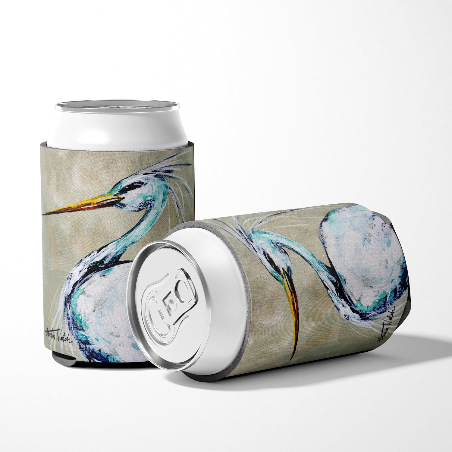 Blue Heron Smitty's Brother Can or Bottle Hugger Cooler Sleeve for Standard 12 oz Cans, Insulated Foam Beer & Soda Can Hugger Reusable