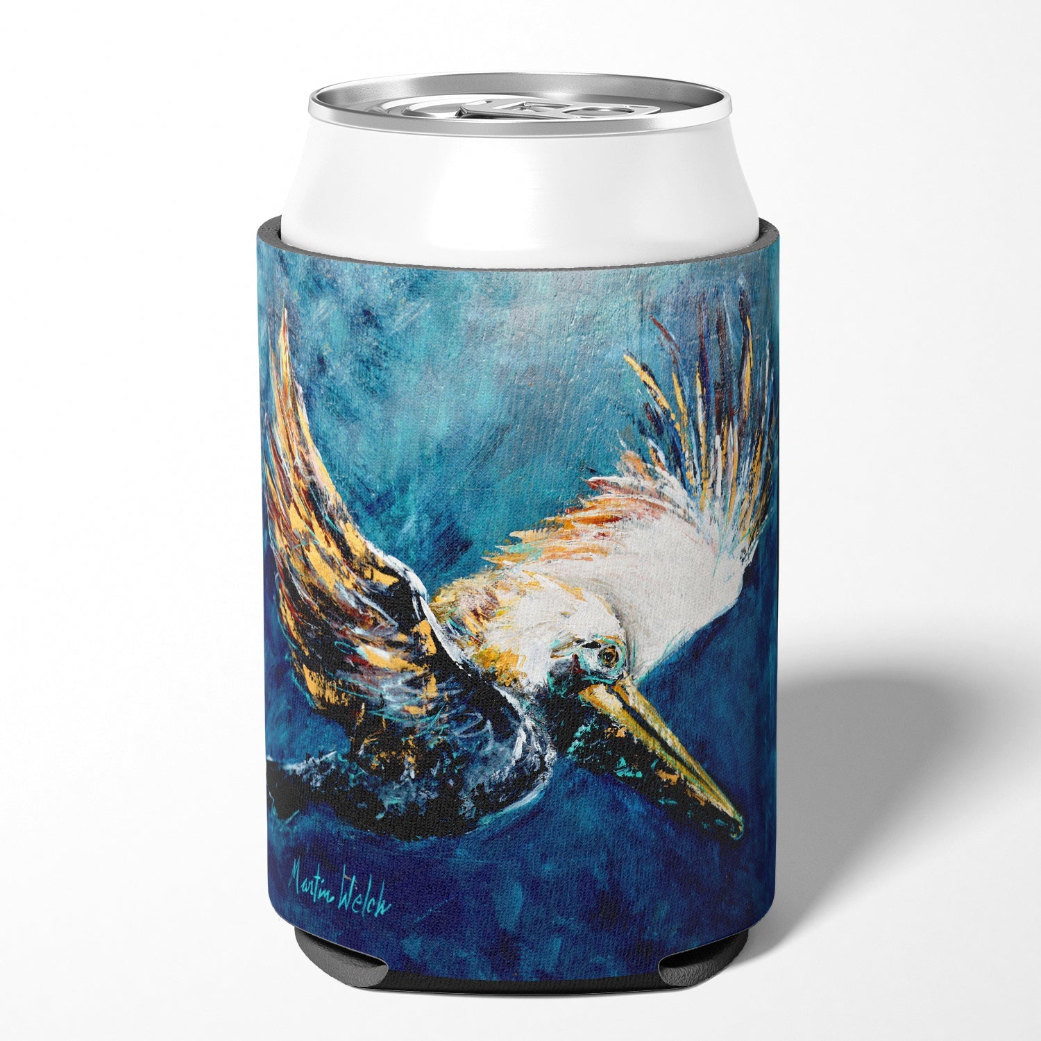 Pelican Go For It Can or Bottle Hugger Cooler Sleeve for Standard 12 oz Cans, Insulated Foam Beer & Soda Can Hugger Reusable