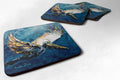 Pelican Go For It Foam Coasters Set of 4 Cup Coasters for Indoor Outdoor, Tabletop Protection, Anti Slip, Mouse pad Material