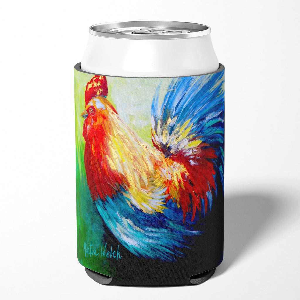 Rooster Chief Big Feathers Can or Bottle Hugger Cooler Sleeve for Standard 12 oz Cans, Insulated Foam Beer & Soda Can Hugger Reusable
