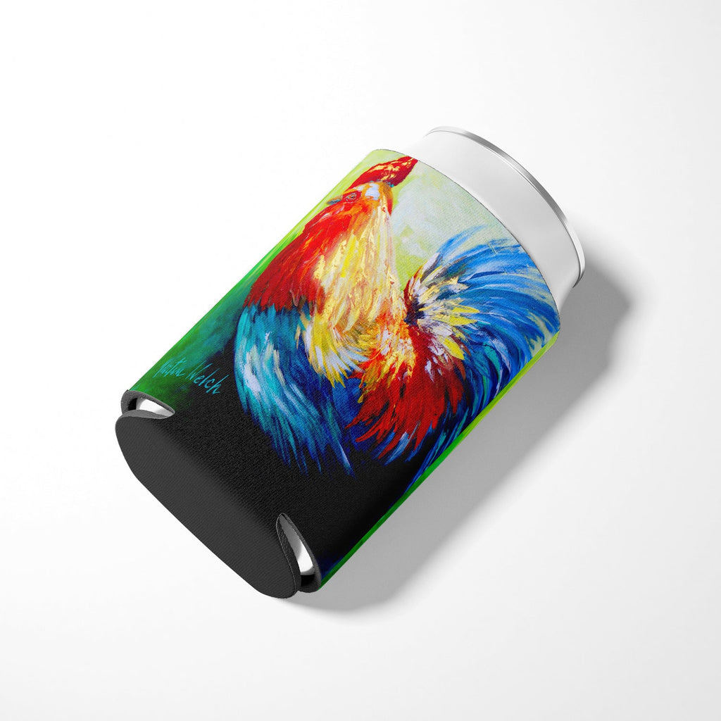 Rooster Chief Big Feathers Can or Bottle Hugger Cooler Sleeve for Standard 12 oz Cans, Insulated Foam Beer & Soda Can Hugger Reusable