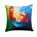 Rooster Chief Big Feathers Decorative Throw Pillow 14x14 Indoor Outdoor Accent Cushion, Fabric Cover with Insert for Sofa, Bed, Porch & Living Room