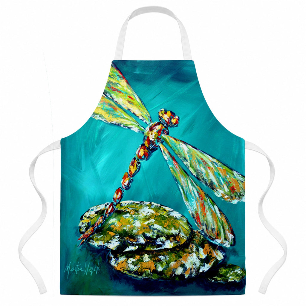 Insect - Dragonfly Matin Apron Cooking Kitchen Server Baking Crafts Gardening for Adult Women Men, Unisex, Large, Multicolor