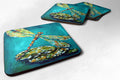 Insect - Dragonfly Matin Foam Coasters Set of 4 Cup Coasters for Indoor Outdoor, Tabletop Protection, Anti Slip, Mouse pad Material