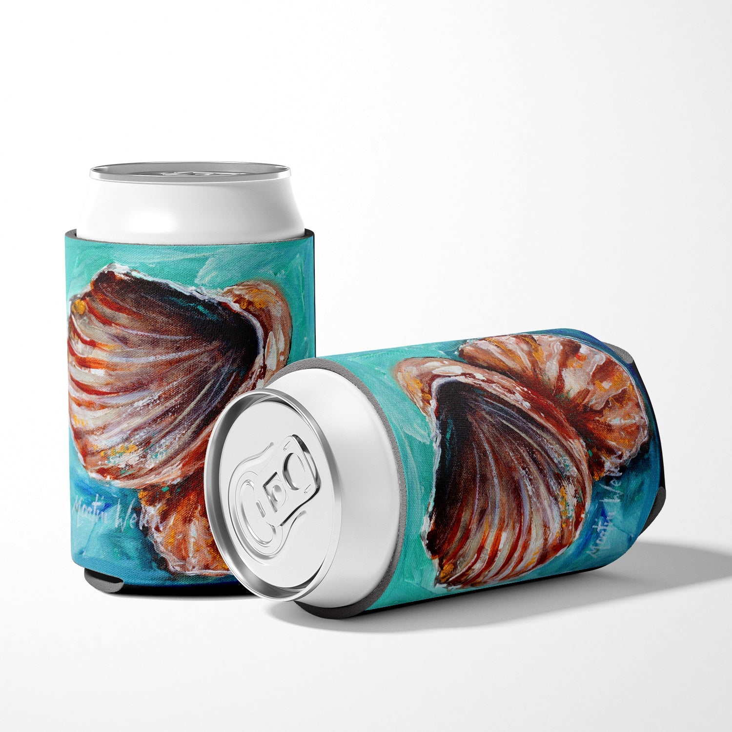 Shells not in a row Can or Bottle Hugger Cooler Sleeve for Standard 12 oz Cans, Insulated Foam Beer & Soda Can Hugger Reusable