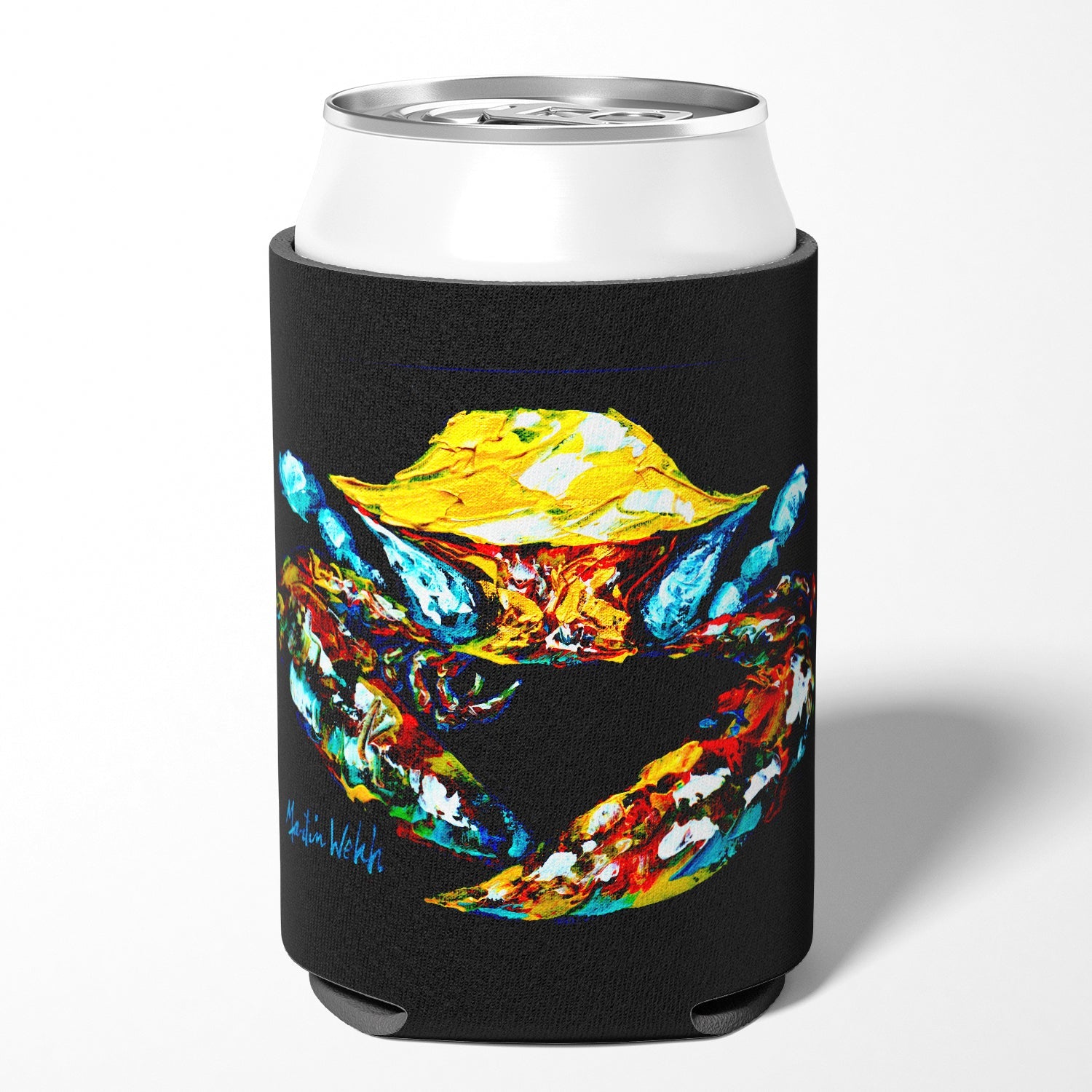 Sand Dance Turtle Can or Bottle Hugger Cooler Sleeve for Standard 12 oz Cans, Insulated Foam Beer & Soda Can Hugger Reusable