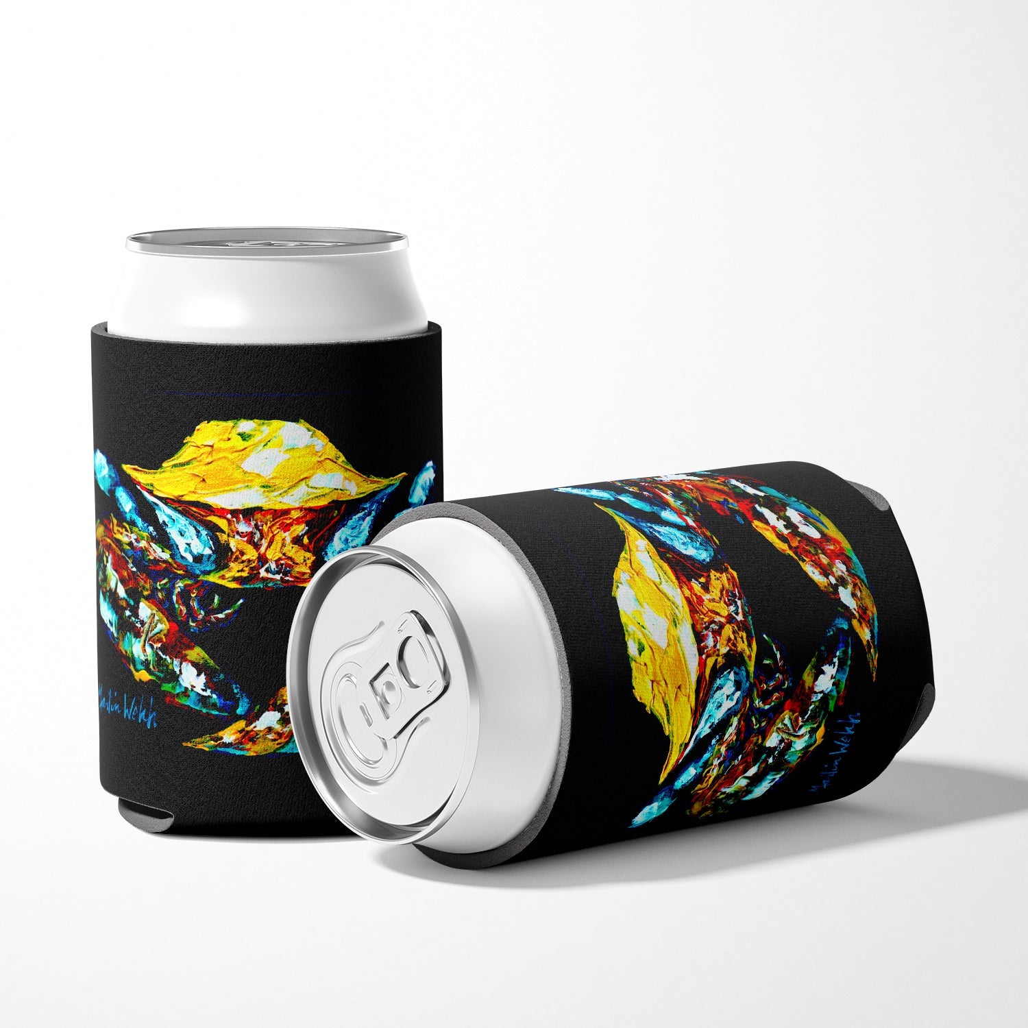 Sand Dance Turtle Can or Bottle Hugger Cooler Sleeve for Standard 12 oz Cans, Insulated Foam Beer & Soda Can Hugger Reusable