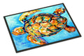 Sand Dance Turtle Doormat Indoor Outdoor 18H X 27W Front Door Mat Rugs for Entryway, Non Slip Washable