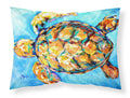 Sand Dance Turtle Standard Pillowcase Lightweight Super Soft Easy Care Decorative Artwork Pillowcase, Standard