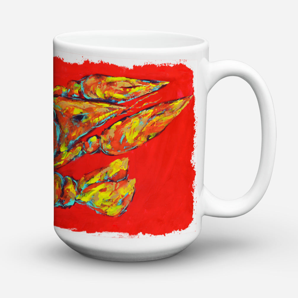 Reach for the Claws Ceramic Coffee Mug 15 oz Decorative Large C Handle Mug Cup for Tea, Cocoa Hot Chocolate
