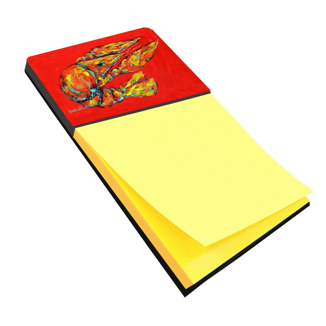 Reach for the Claws Watercolor Sticky Note Holder Refillable Dispenser Desk Accessory 3x3 Pad Gift