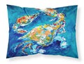 By Chance Crab Standard Pillowcase Lightweight Super Soft Easy Care Decorative Artwork Pillowcase, Standard